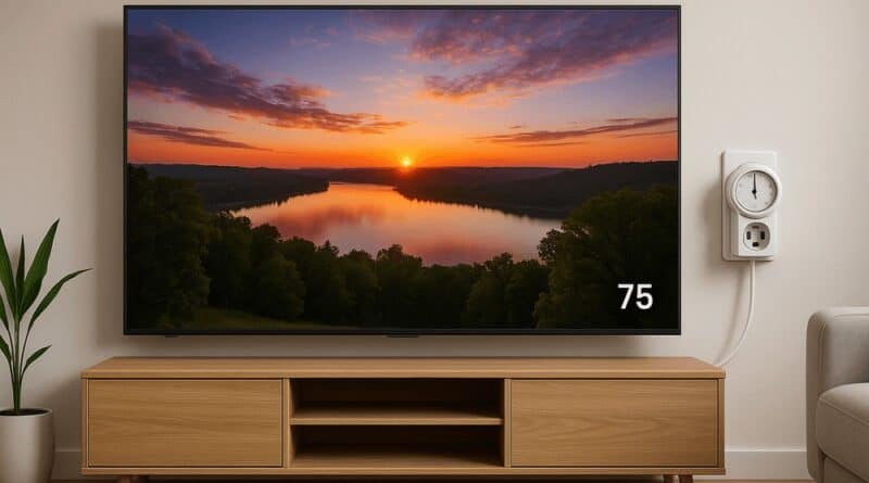 ile prądu zużywa telewizor 75 cali