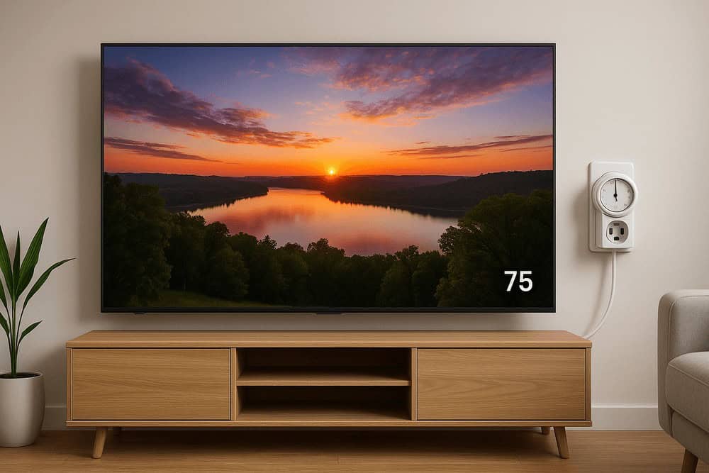 Ile prądu zużywa telewizor 75 cali?
