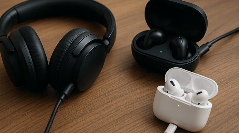 jak ładować słuchawki bezprzewodowe